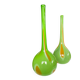 Pair of large flower vases in glass paste from the 70s-80s.