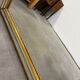 Deknudt Mirror Large Format with Triple Frame in Gold Wood Art Deco