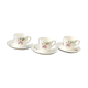 Sarreguemines coffee cups