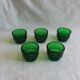 Lot de 5 coquetiers en verre