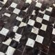 Tapis patchwork en véritable peau de vache 170 × 240 cm