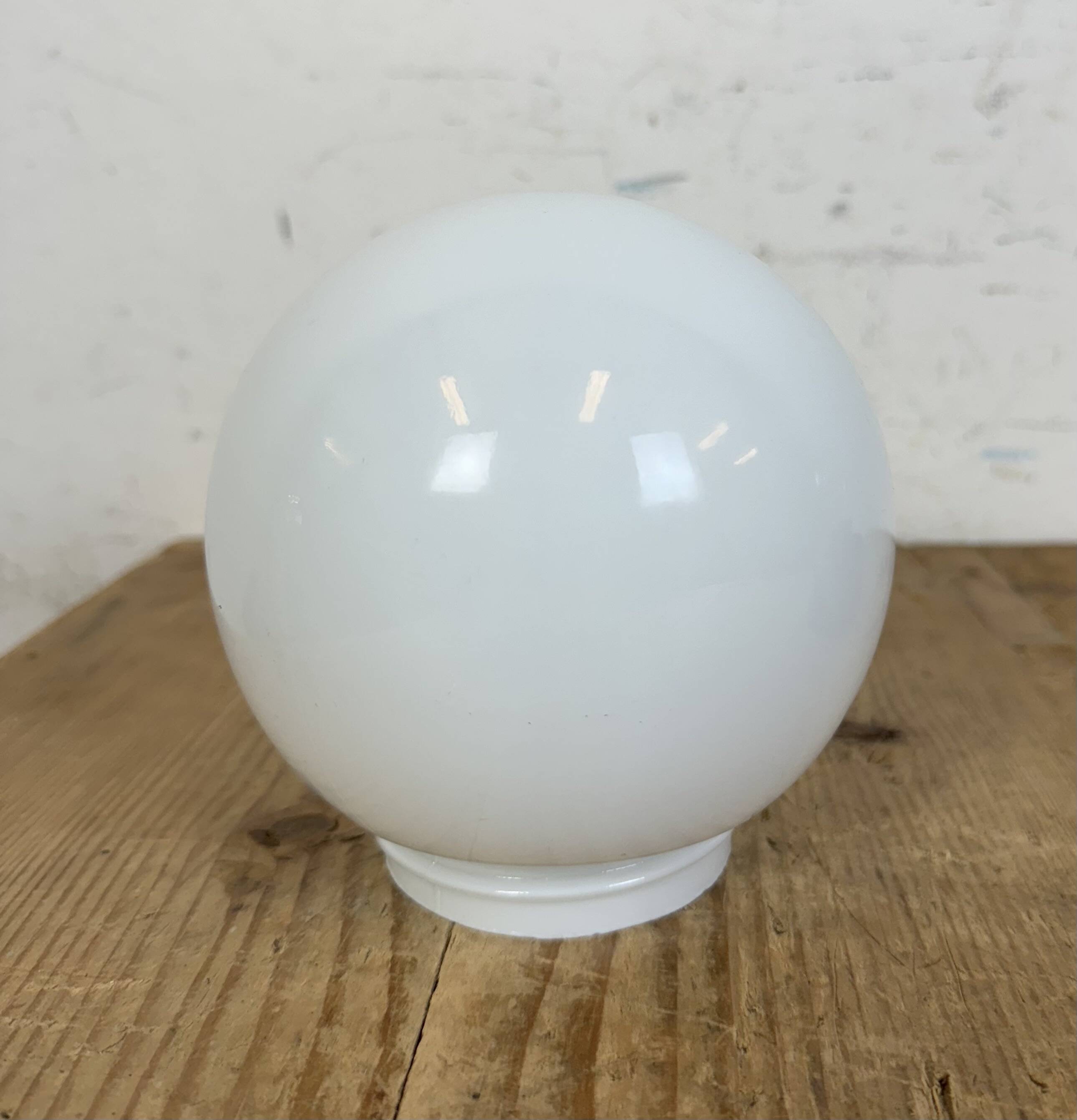 Vintage Brown Bakelite Wall or Ceiling Light with Milk Glass, 1960s