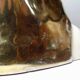 Bust of the Virgin with halo, glazed ceramic, vintage/antique craftsmanship