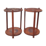 Pair of wooden side tables 1960
