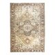 1960s Vintage Persian Handmade Wool Cotton Light Brown Area Rug 283x374
