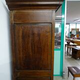 Walnut cabinet and ash magnifying glass