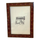 Wooden mosaic frame made in France