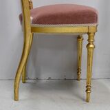 Paire de Chaises en Bois Doré Époque Napoléon III – 2ème partie du XIXe