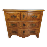 Marquetry style chest of drawers