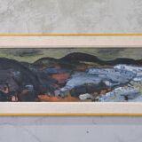 Gerhard Lundberg (1905-1980), Swedish Modern Painting, 1972, Oil on Panel, Framed