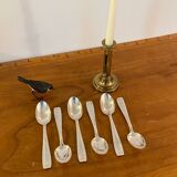 6 large vintage silver plated spoons from the 1960s