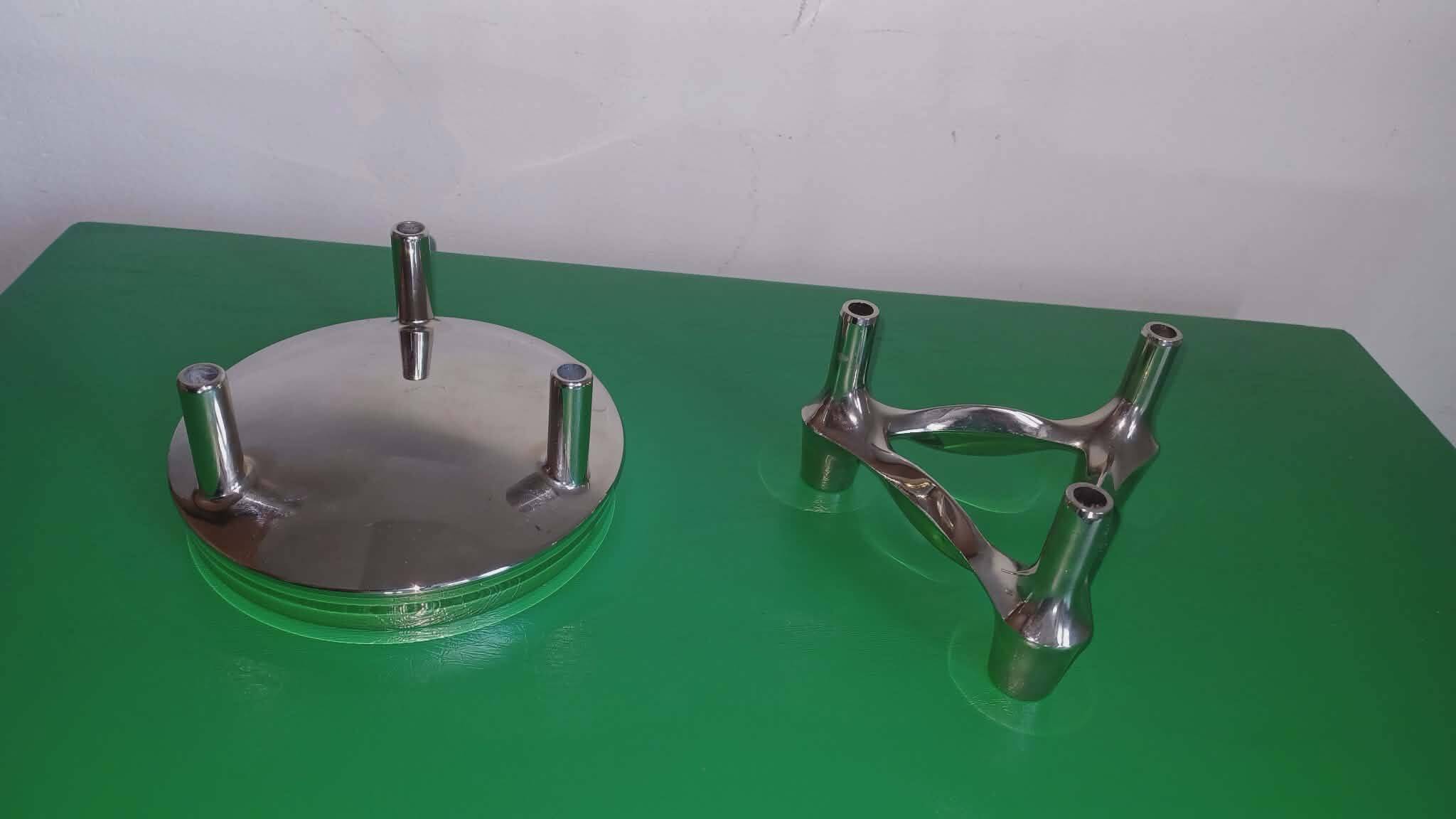 " BMF "  Candle Holder + shell . Set 2