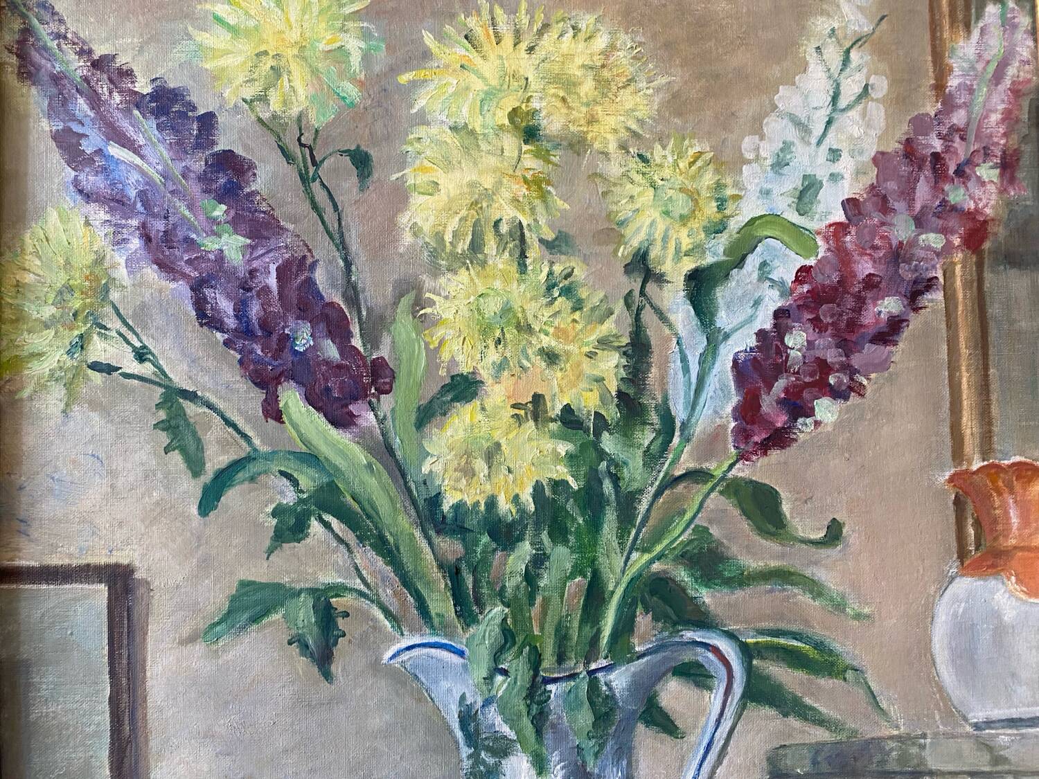 Fleurs signé Henri Charbon