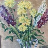 Fleurs signé Henri Charbon