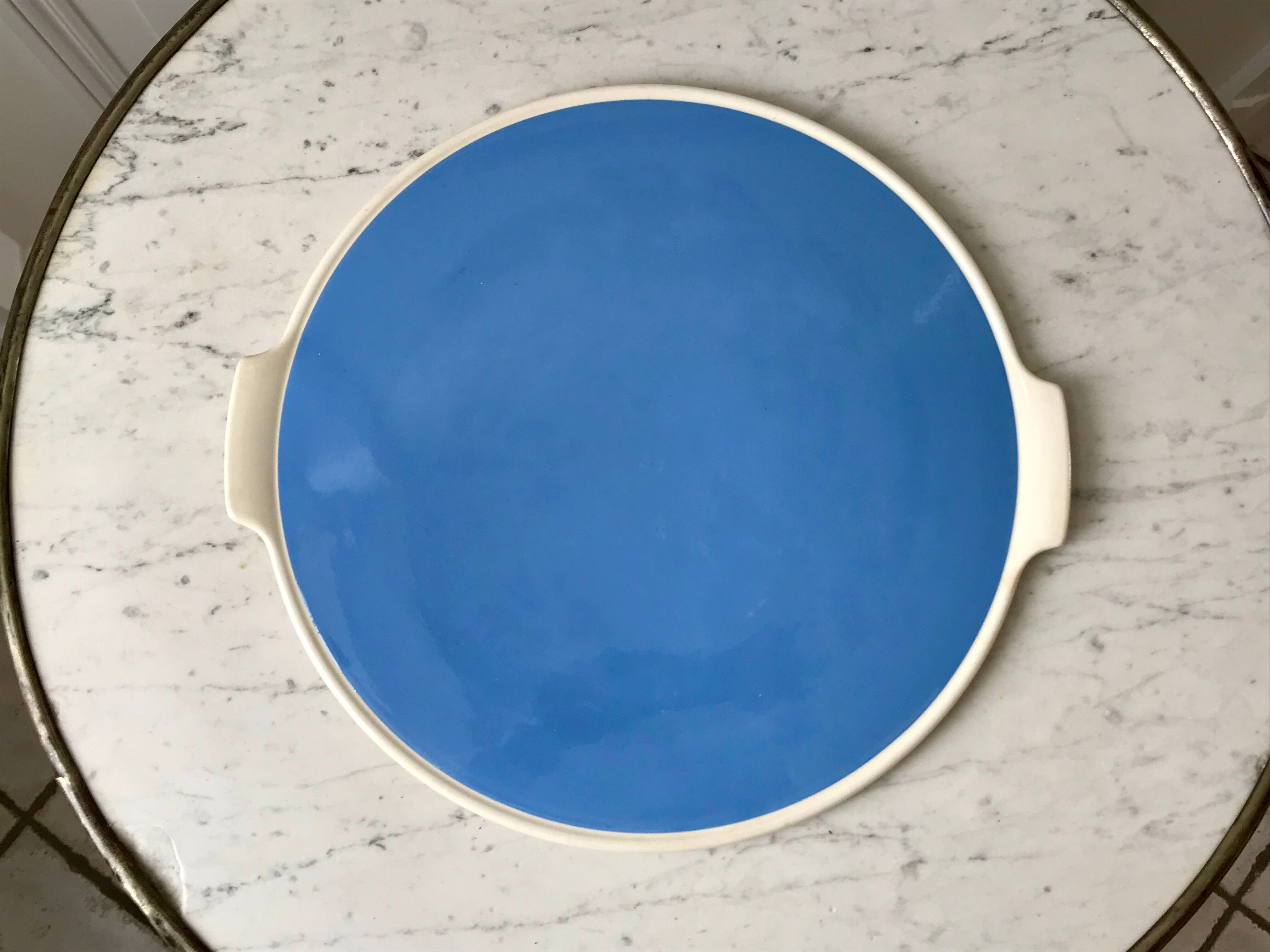 Pie dish sky blue Villeroy and Boch 50s