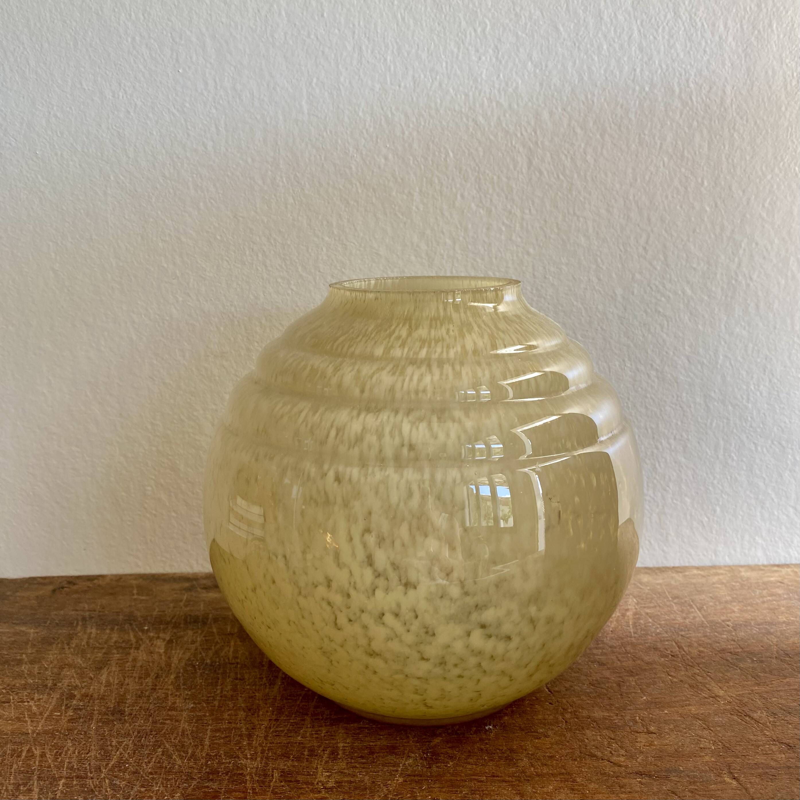 Vase en verre de Clichy