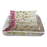 Asparagus dish and drainer in slip