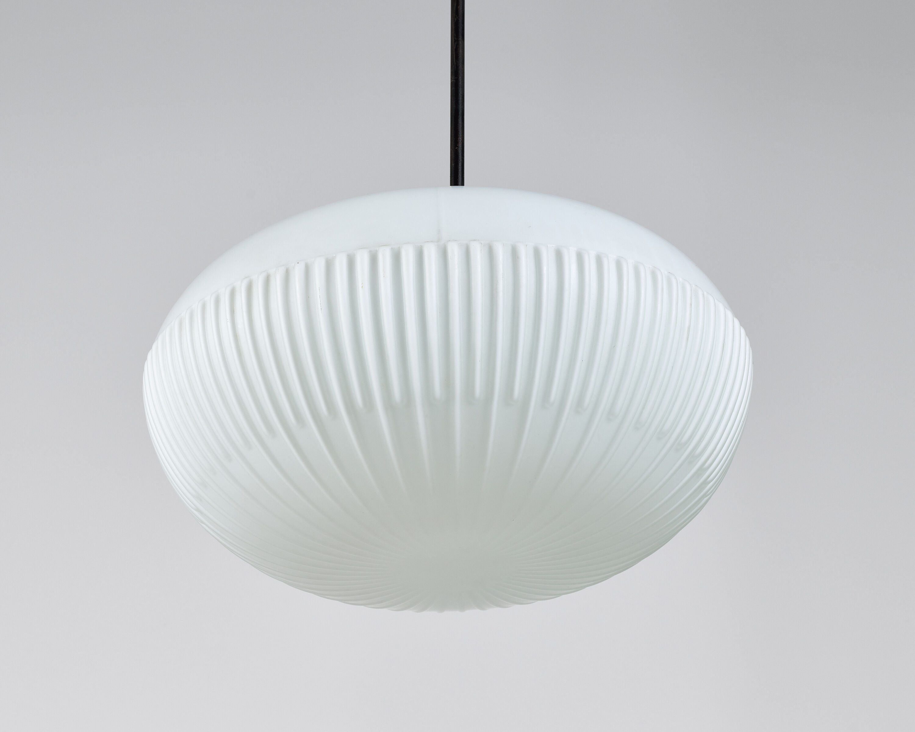 Suspension en verre Oopaline par Napako années 60