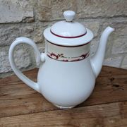 Guy Degrenne Limoges porcelain coffee pot sample with gilding