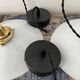Set of two white opaline hanging lamps