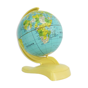 Globe terrestre, mappemonde MS,