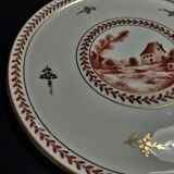 Limoges porcelain dish Georges Boyer decorated hand Art Deco period