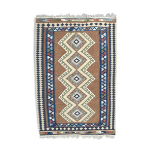 Tapis kilim turc vintage 105x152