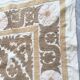 Vintage hand-embroidered tablecloth 136x158 cm