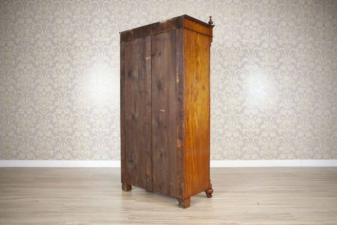 Mahogany Wood & Veneer Display Cabinet or Bookcase, 1890