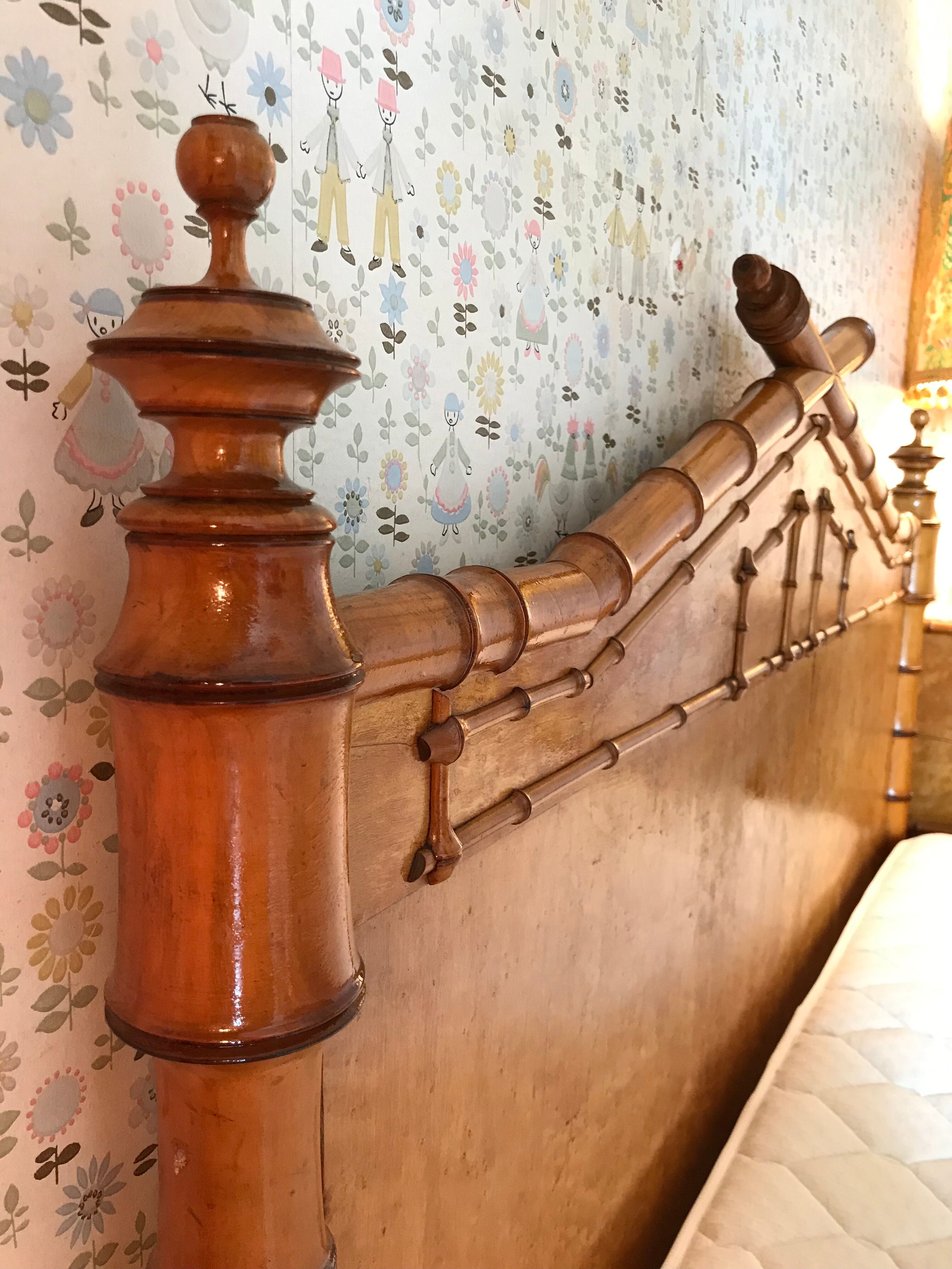 Bed bamboo collection circa 1870 Napoleon III