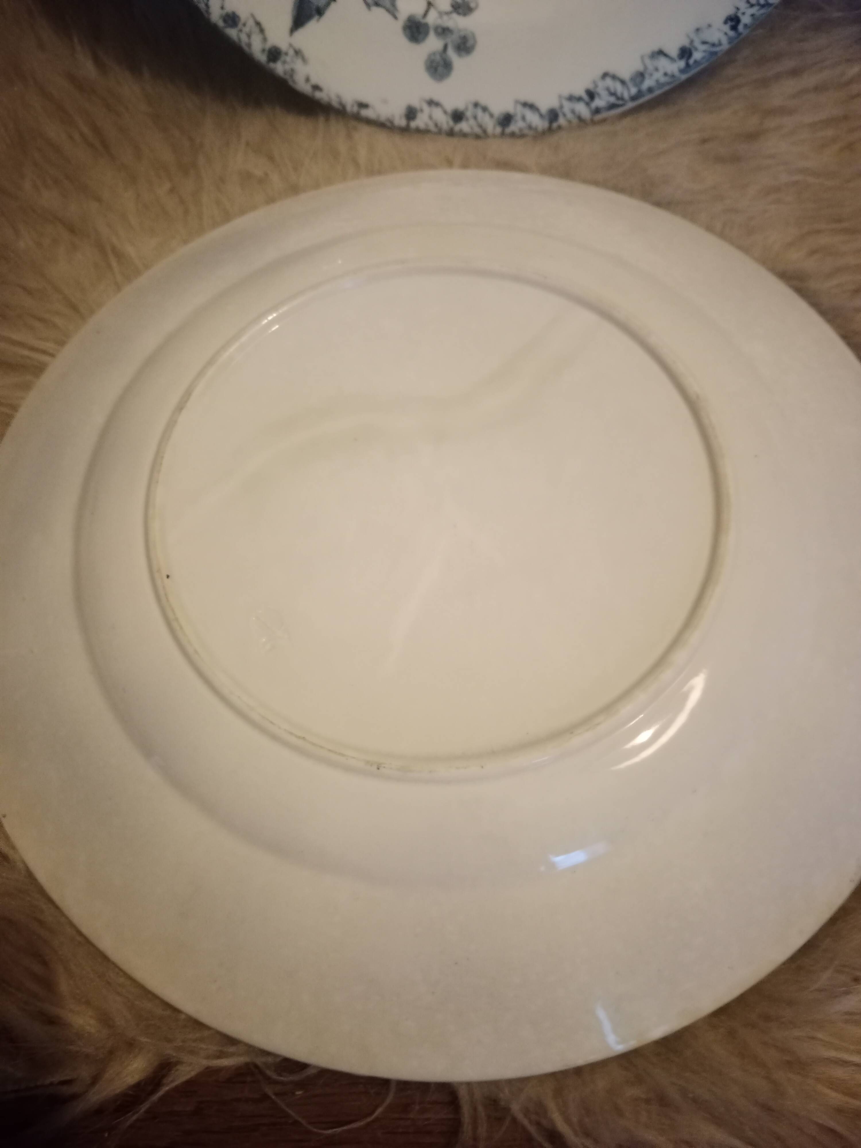 Ensemble dépareillé vintage fleuris bleus