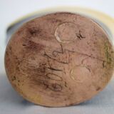 Two-tone Elchinger ceramic vase from the 1960s