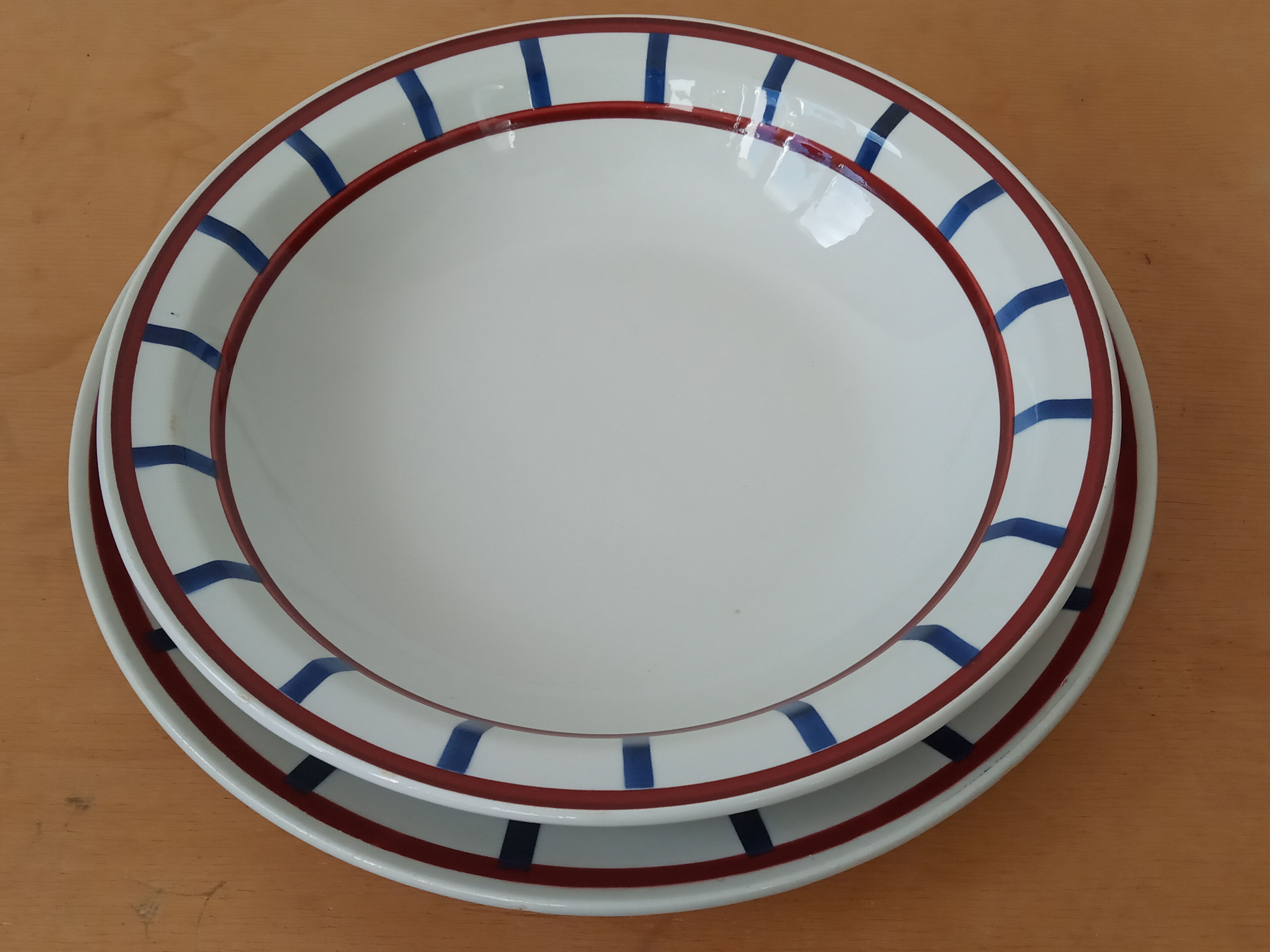 Duo de plats de service Béarn de Creil et Montereau