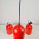 Vintage Uni Pendant Lamps by Vagn Dyring for Nordisk Solar, 1970s, Set of 3