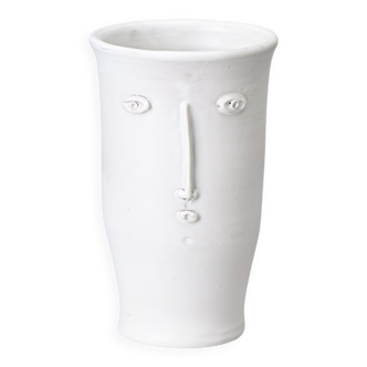 Vase Visage par Robert et Jean Cloutier, vers 1965