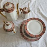 Service à gateaux : Assiettes Chabrol Poirier Limoges