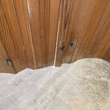 Baumann style wooden free-standing folding screen vintage 1950s