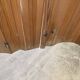 Baumann style wooden free-standing folding screen vintage 1950s
