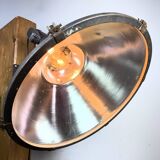 Large Vintage Industrial Aluminium Factory Wall Spotlight, 1970s