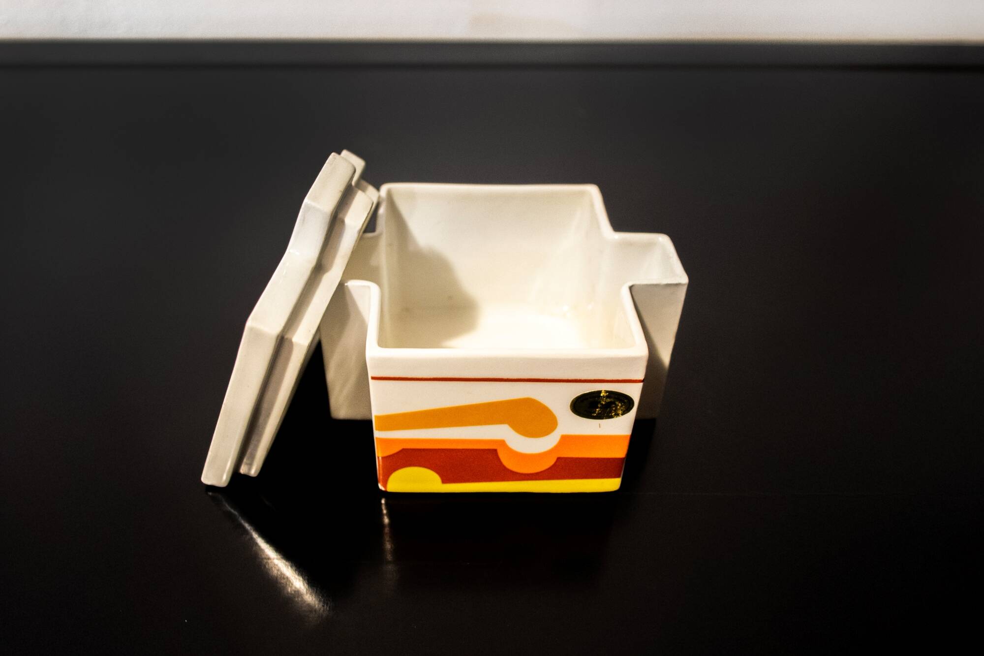 Ceramiche Collezione Cubicon di Peter Chinni per Arte Ceramica Romana 70's