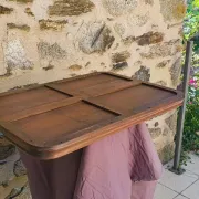 Large Art Deco wooden trays 1940 France