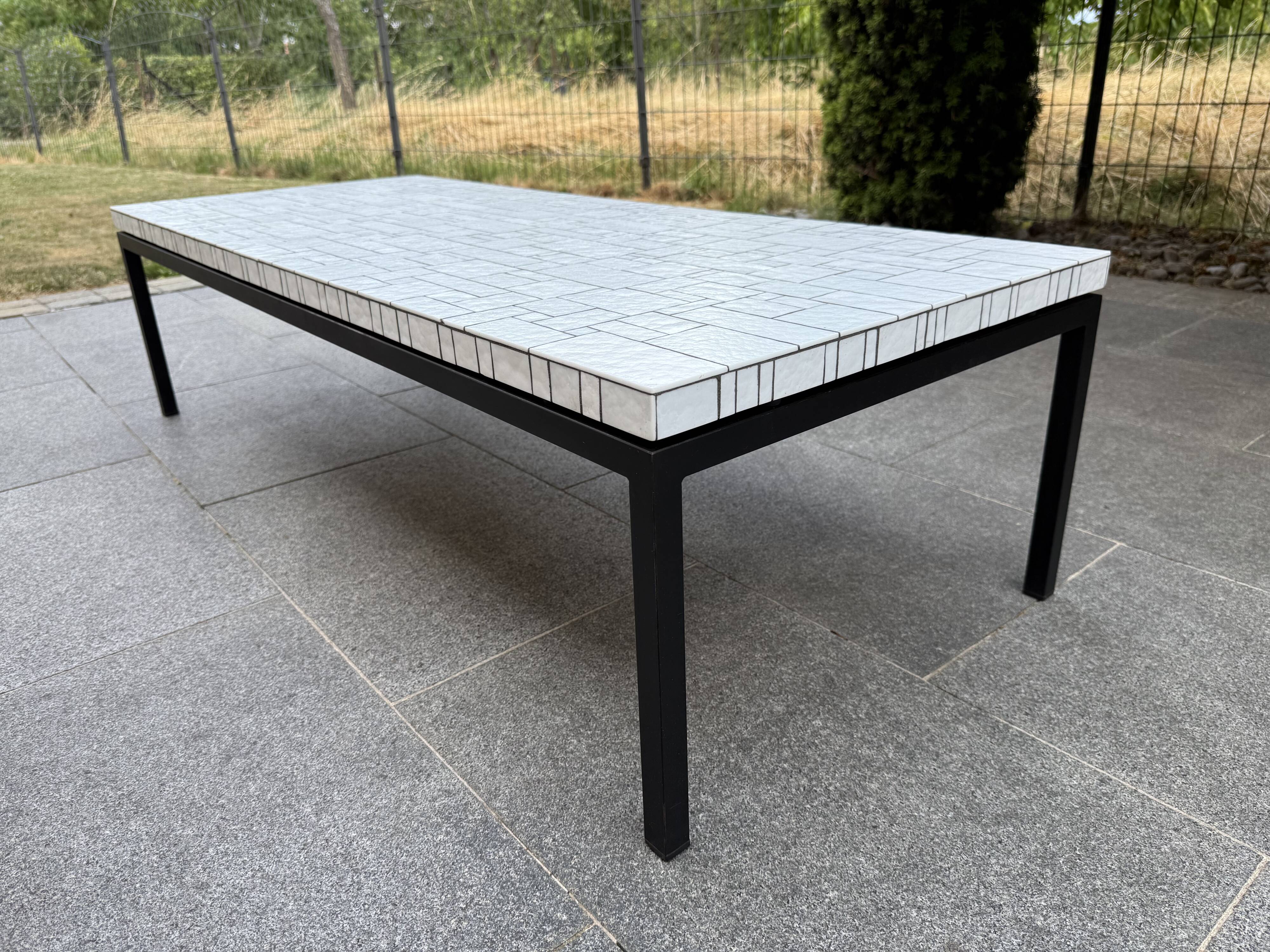 1960s mosaic coffee table