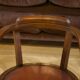 Fauteuil en chêne et skaï 1940’s