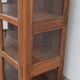 Old wooden cabinet display case with two doors