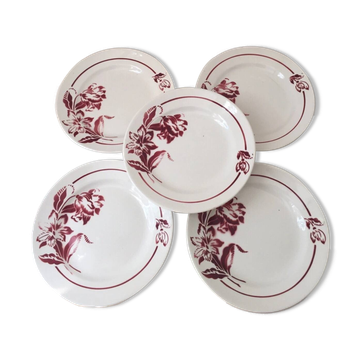 Dessert plates, Denise Digoin Sarreguemines model