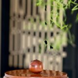 Turned wooden box