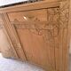 Art Deco Sideboard - Solid Oak - Black Marble