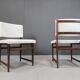 Chaises de salle à manger scandinaves en teck des années 1960.