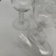 8 large Baccarat crystal glasses, early 20th century.