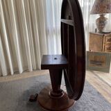 Round table, mahogany pedestal table